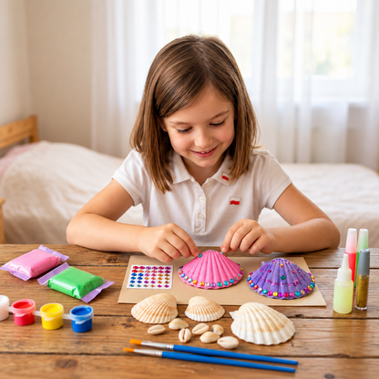Glow in the Dark Sea Shell Painting & Craft Kit