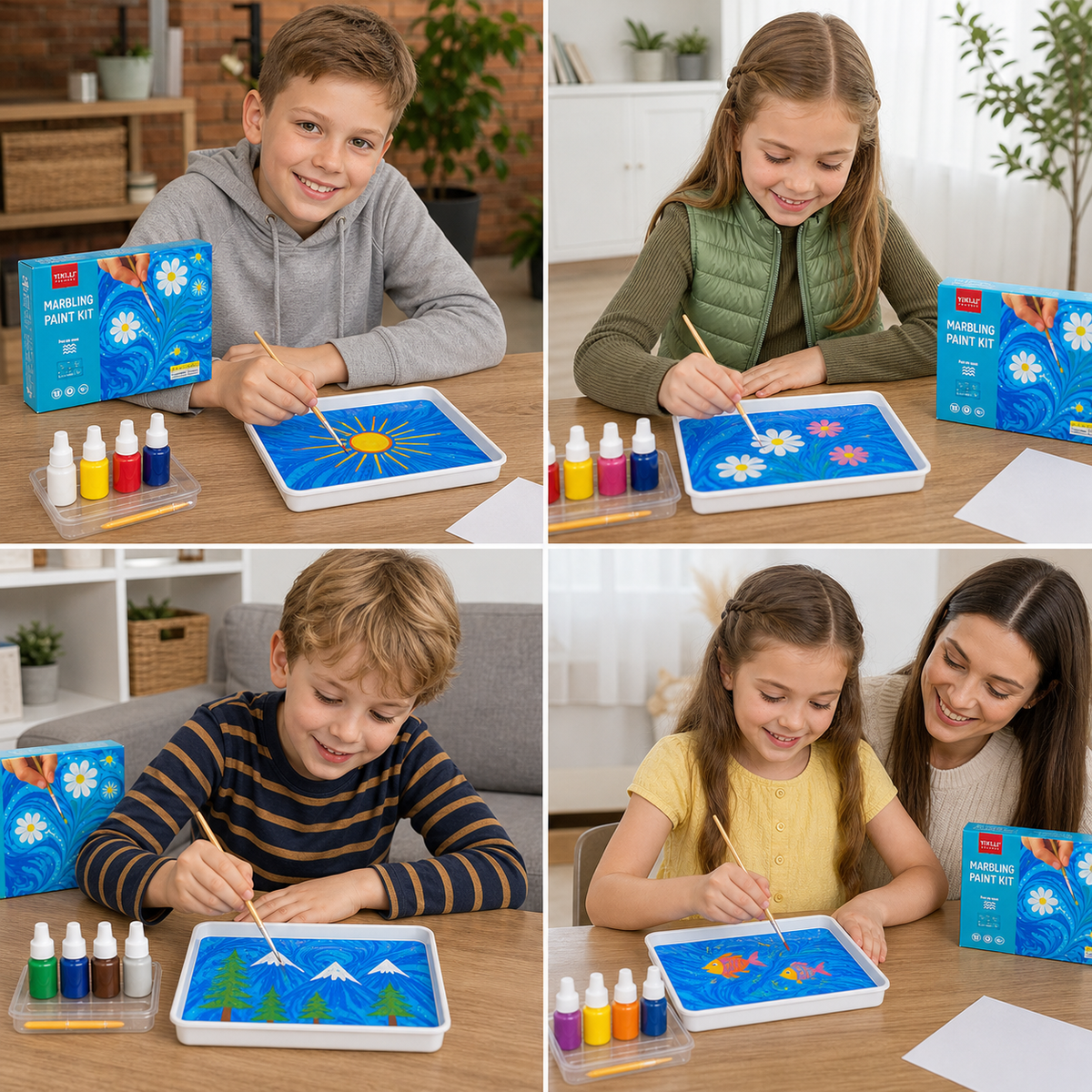 Creative Marbling Paint Set