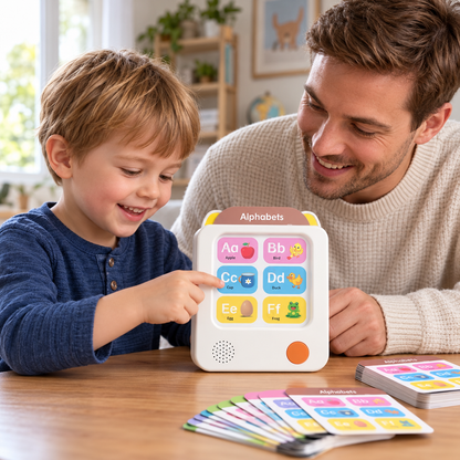 Kids’ Interactive English Flash Card Reader – Educational Learning Toy