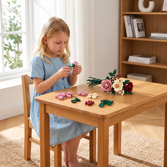 Flower Building Block Bouquet Set