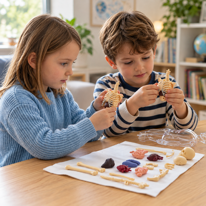 Human Body Anatomy STEM Learning Kit with Assemble-Your-Own Organ Model