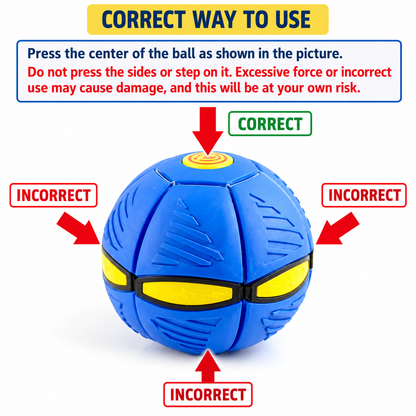 Magic Transforming Flying Disc Ball – Interactive Toy for Kids
