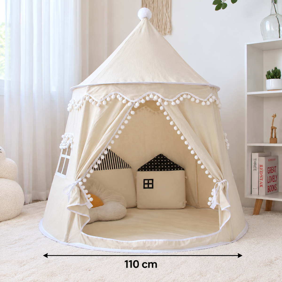 Cozy Kids Play Tent – A Charming Hideaway for Reading & Play