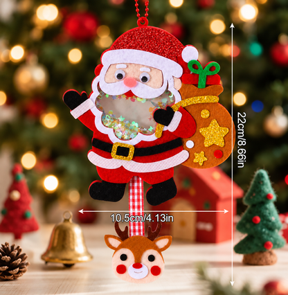 DIY Christmas Shaker Ornament Craft Kit for Kids