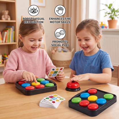 Educational Color Pattern Match Family Bell Game