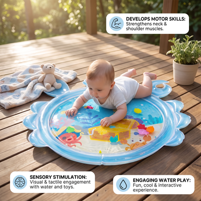 2in1 Interactive Tummy Time Toy & Play Mat