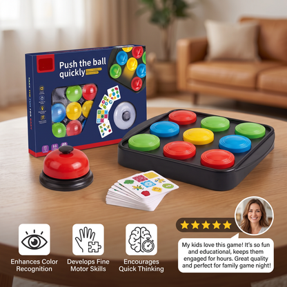 Educational Color Pattern Match Family Bell Game