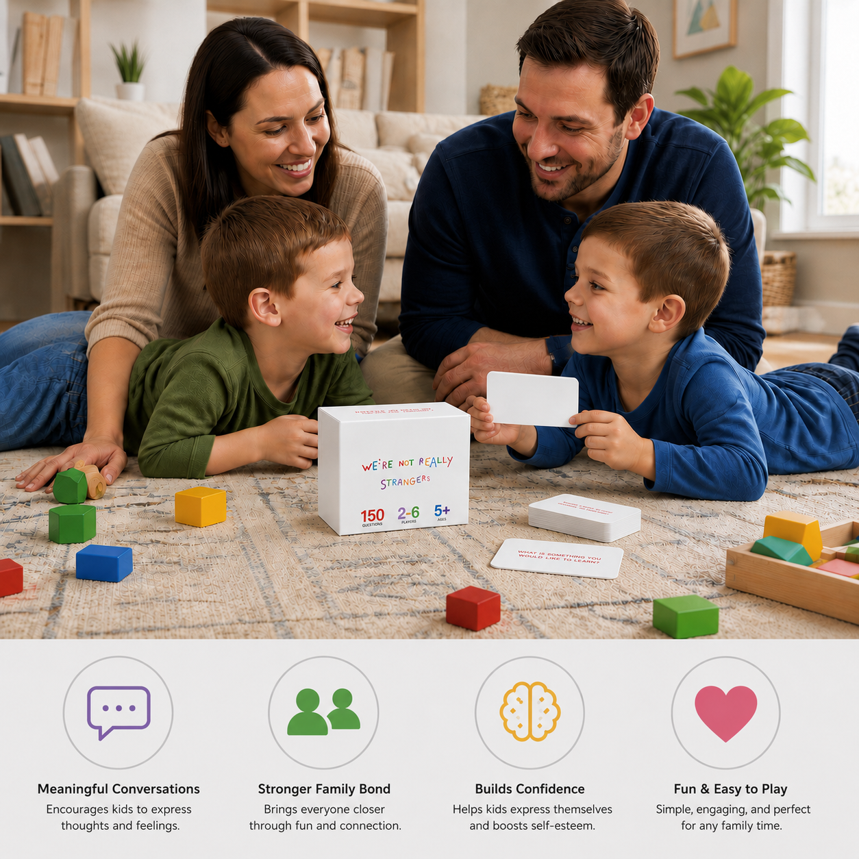 Kids Questions Family Game - The Perfect Game for every Occasion