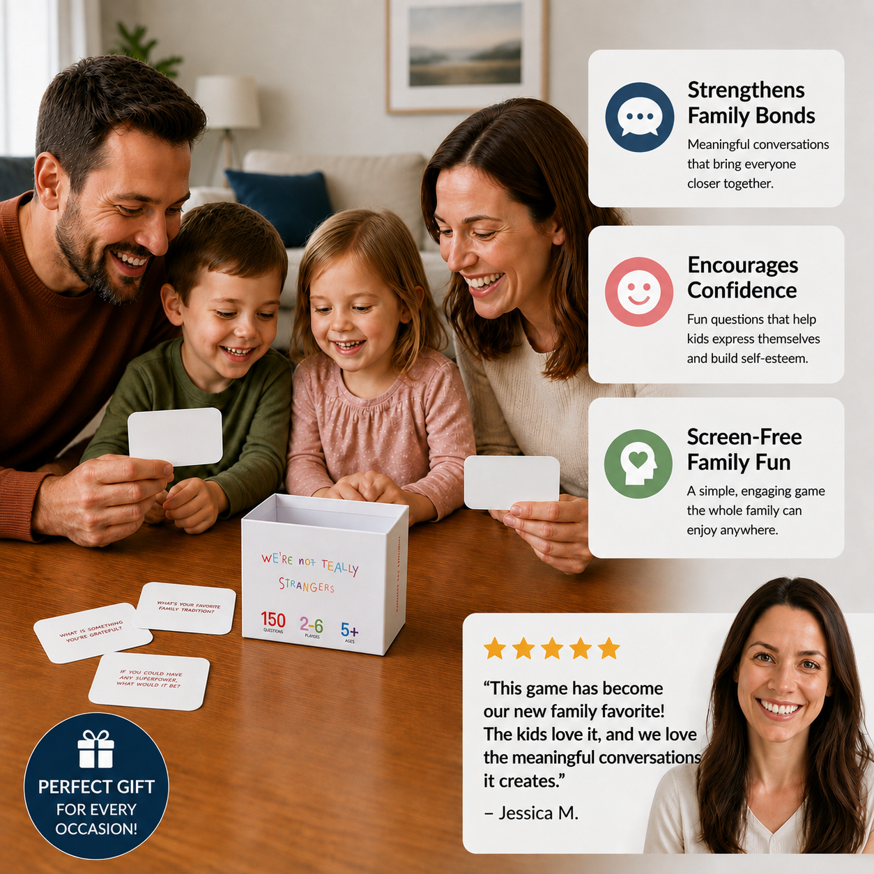 Kids Questions Family Game - The Perfect Game for every Occasion