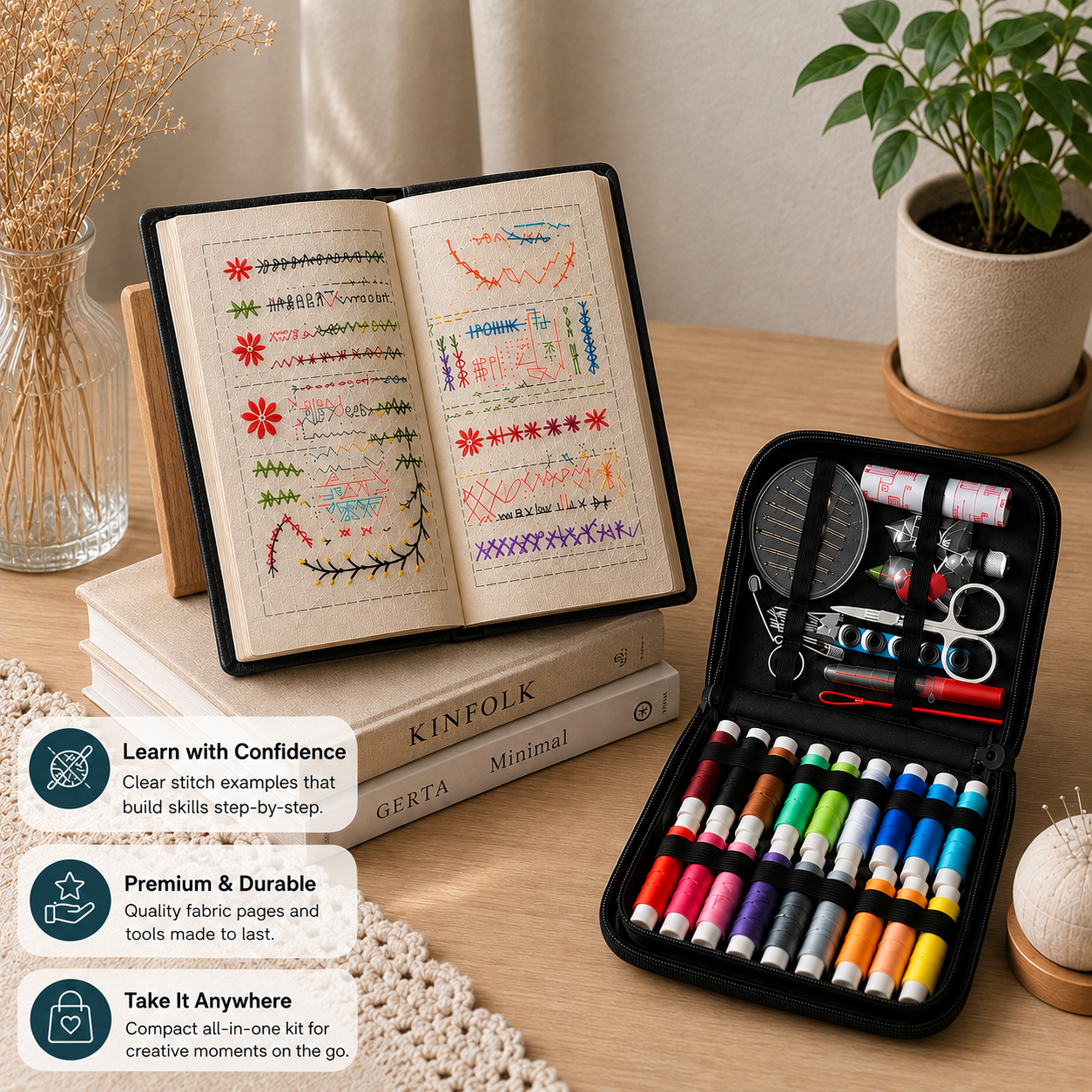 Embroidery Stitch Guide Book