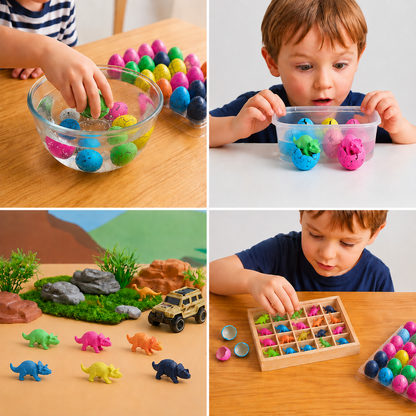 Hatching Dinosaur Egg Kit – Grow-in-Water Dino Eggs with Surprise Toys
