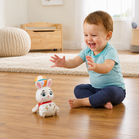 Interactive Dancing Rabbit Toy – Lights, Music & Fun Movement