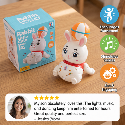 Interactive Dancing Rabbit Toy – Lights, Music & Fun Movement