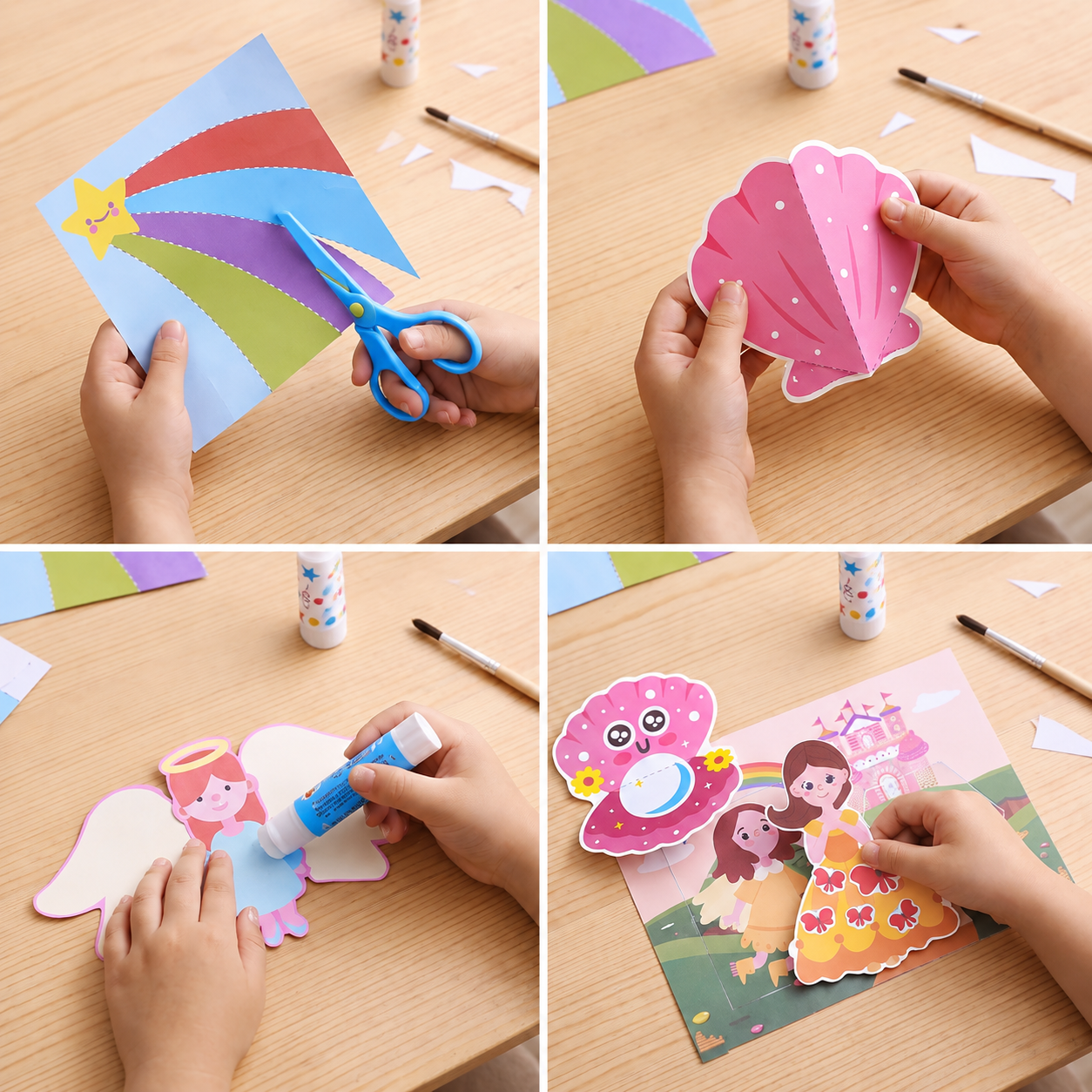 Kids Scissor Skills Activity Book – Safe Cutting Practice with Safety Scissors
