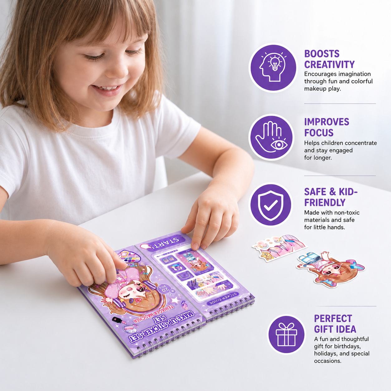 Princess Dress-Up Sticker Activity Book
