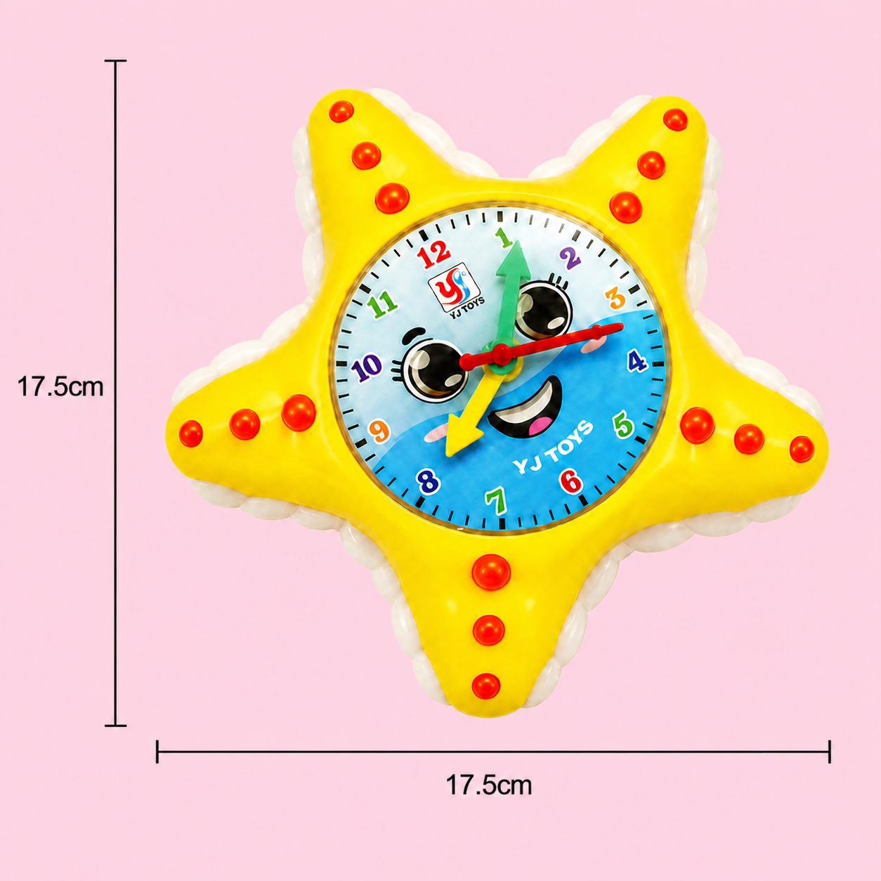 Starfish Clock Learning Toy – Interactive Time Teaching Toy for Kids