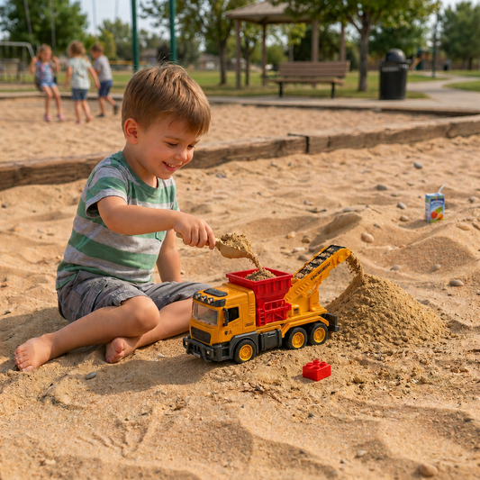 Construction Dump Truck Toy with Lights & Sounds