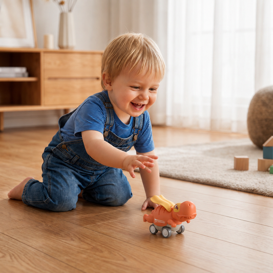 Press & Go Dinosaur Cars – Rolling Dinosaur Toys for Kids