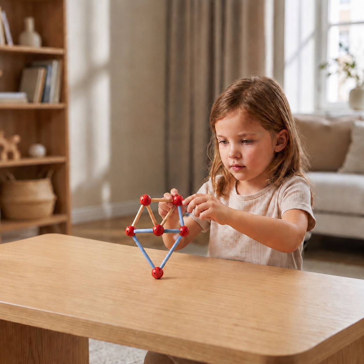 3D Geometry Building Kit – Educational Construction & Spatial Learning Toy