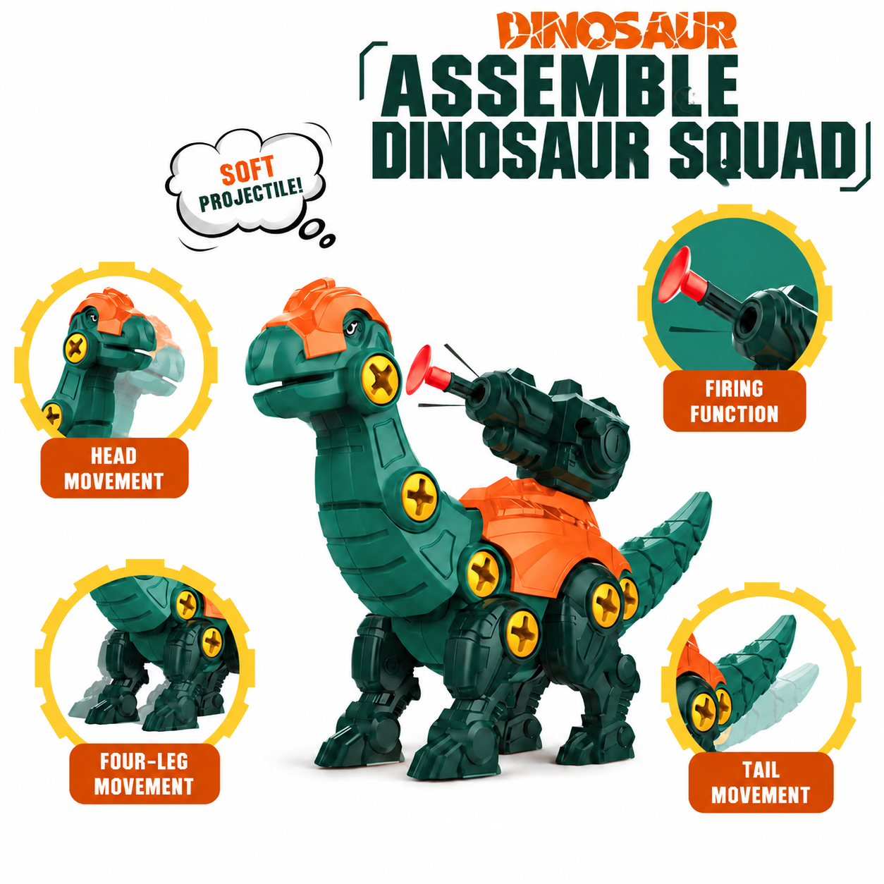 DIY Build & Transform Dinosaur Egg Toy