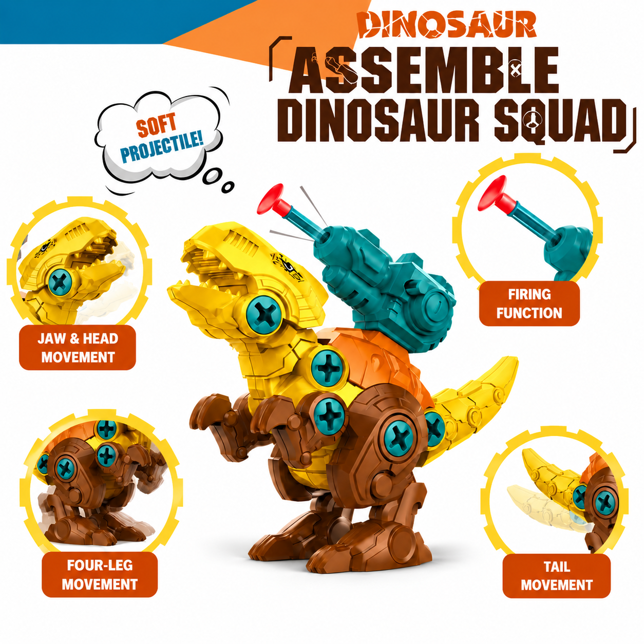 DIY Build & Transform Dinosaur Egg Toy