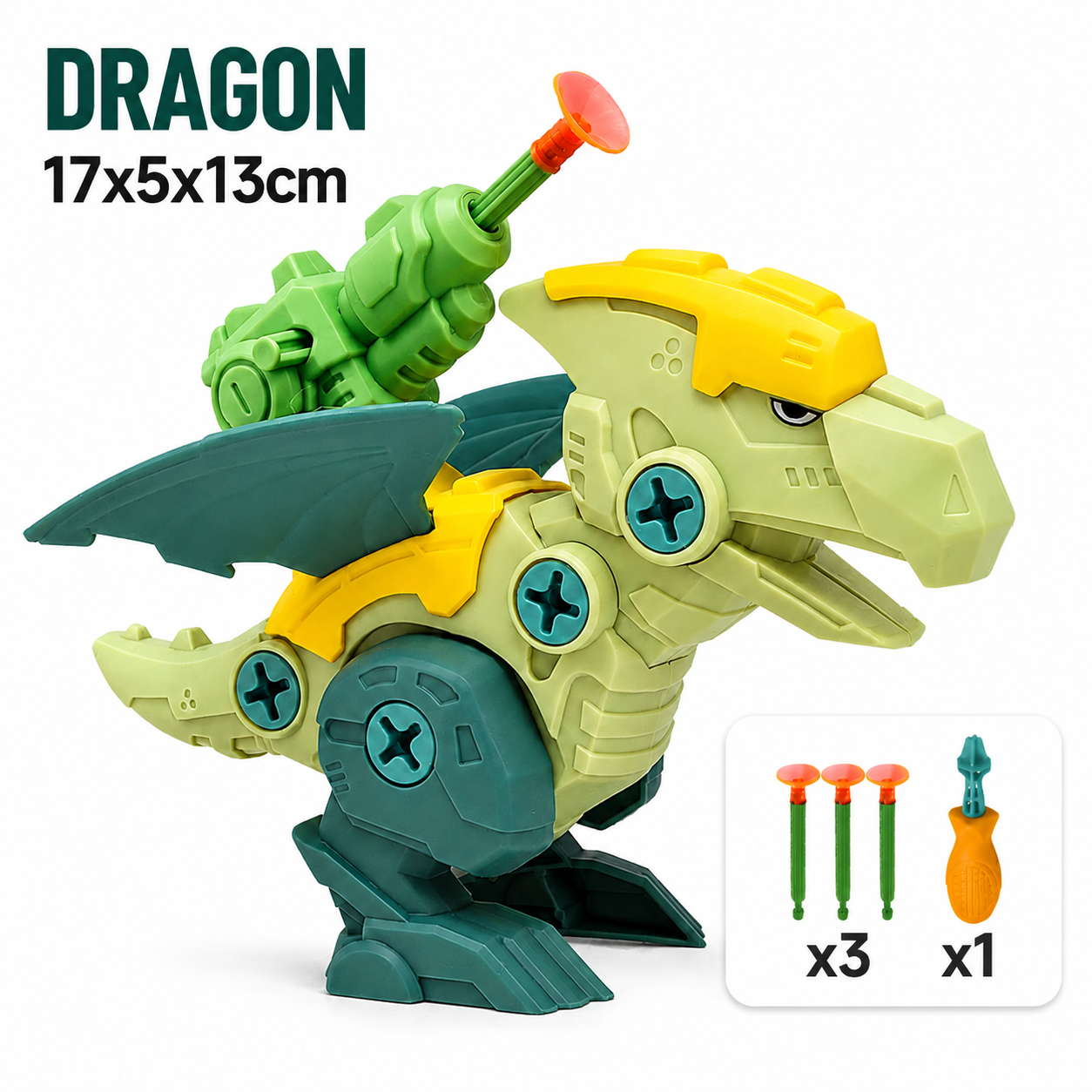 DIY Build & Transform Dinosaur Egg Toy