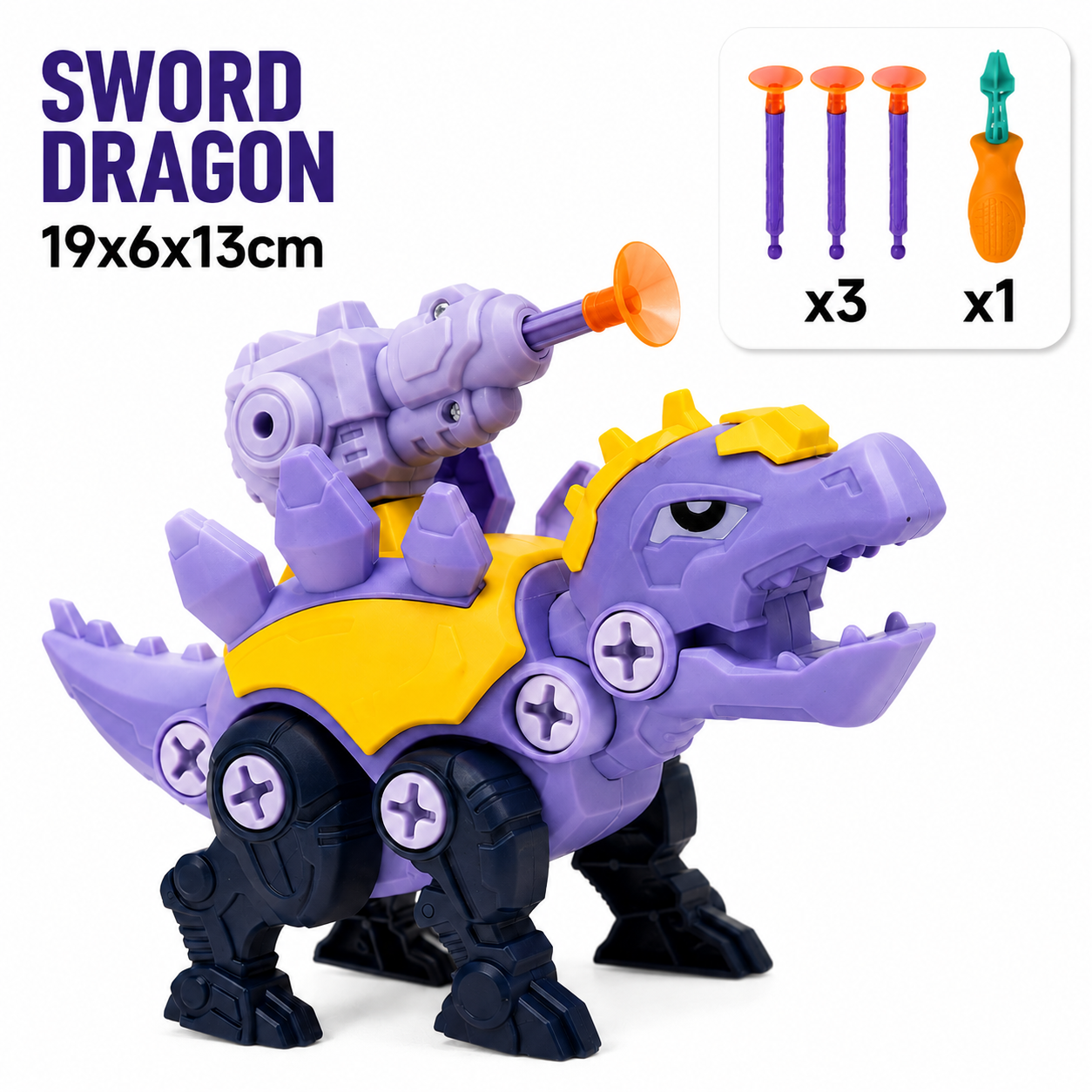DIY Build & Transform Dinosaur Egg Toy