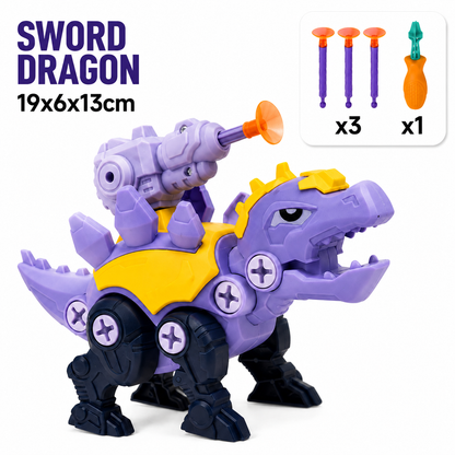 DIY Build & Transform Dinosaur Egg Toy