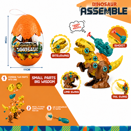 DIY Build & Transform Dinosaur Egg Toy