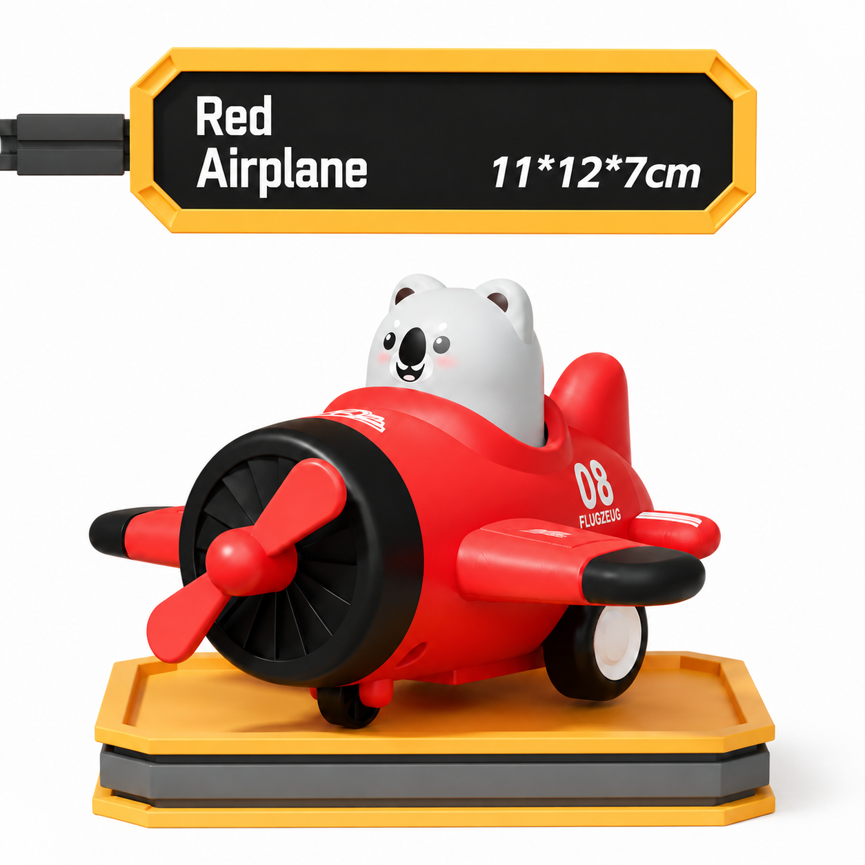 Press & Go Animal Airplane & Truck Toy for Kids
