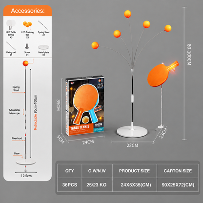 Interactive Light-Up Table Tennis Game for Kids