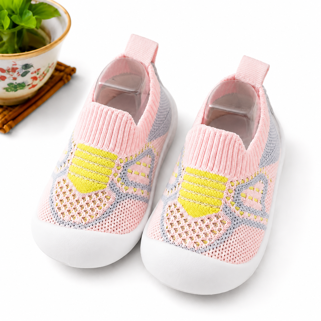 Soft Knit Anti-Slip Baby Sock Shoes for First Steps