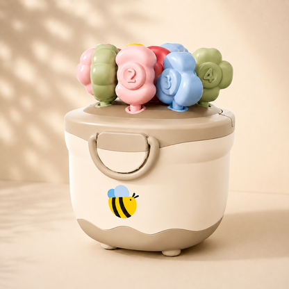 Montessori Flower Pot Color & Number Matching Learning Game