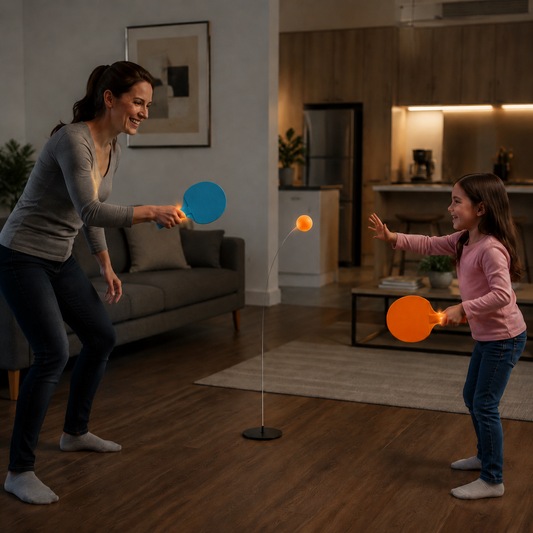Interactive Light-Up Table Tennis Game for Kids