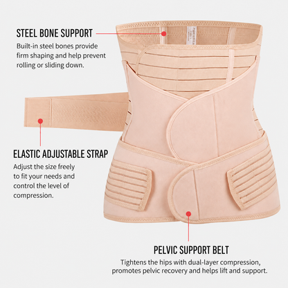 3-in-1 Postpartum Belly Support & Recovery Wrap