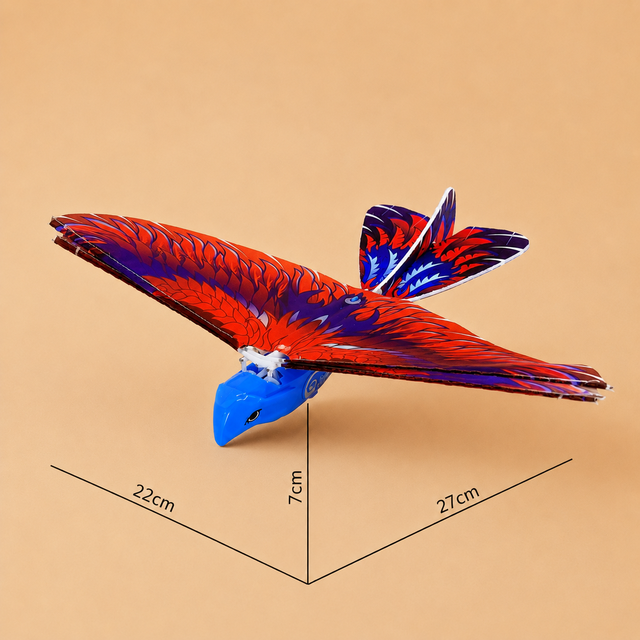 Remote Control Flapping-Wing Flying Bird Toy for Kids