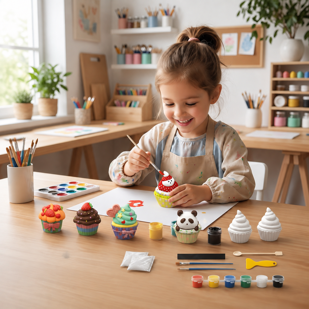 DIY Animal Plaster Painting Kit – Mold, Paint & Create Craft Set for Kids
