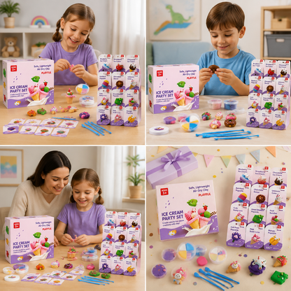 DIY Air Dry Clay Craft Kits for Kids