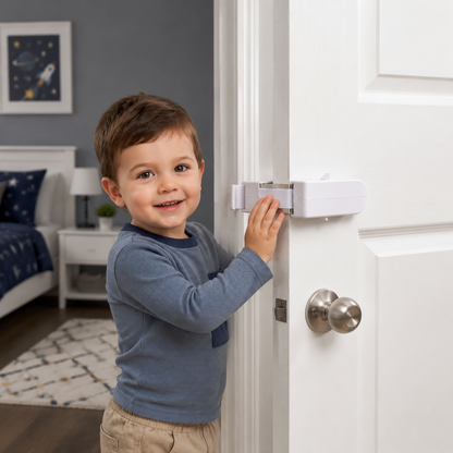 No-Drill Child Safety Door Lock