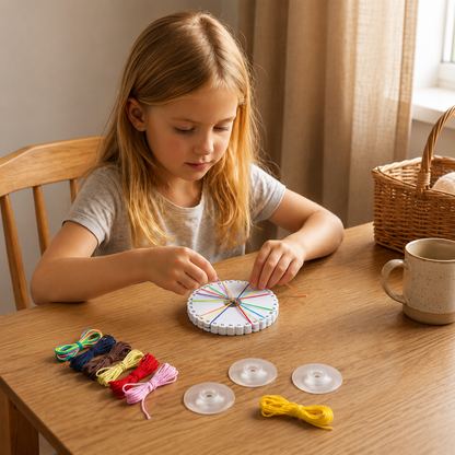 DIY Kumihimo Bracelet Making Kit for Kids