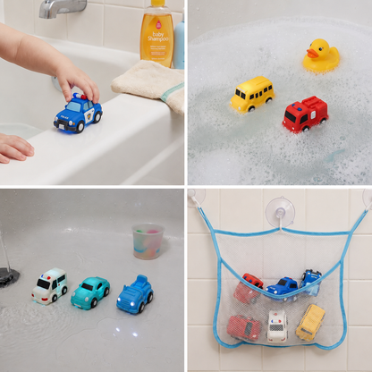 Light-Up Bath Toy Car Set – Water-Activated Baby Bath Toys