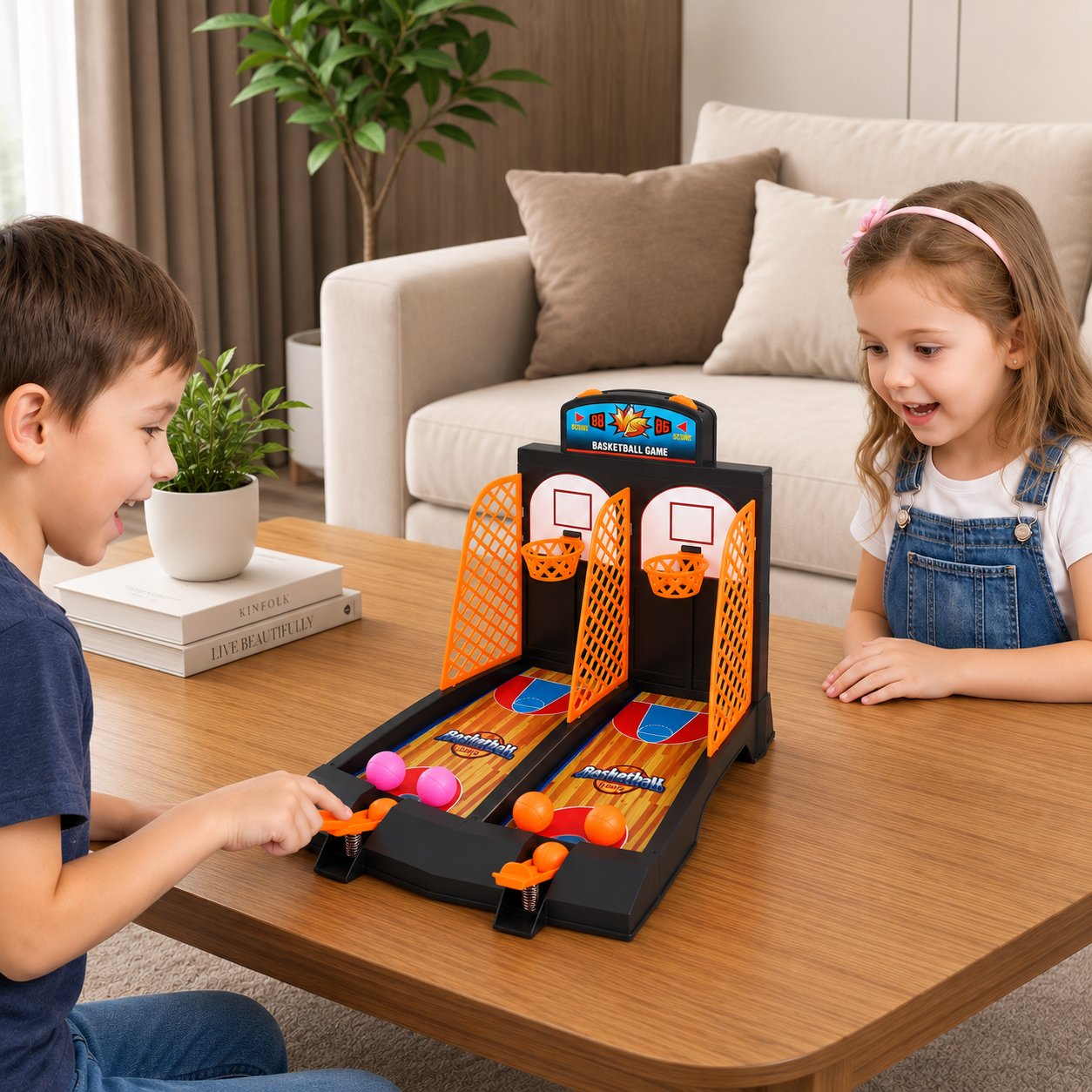 2-Player Basketball Shootout Game