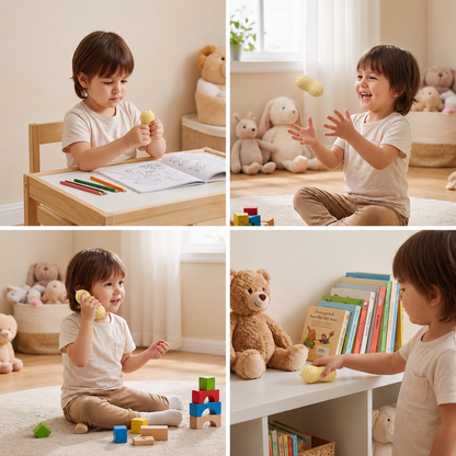 Jumbo Peanut Squishy Stress Toy