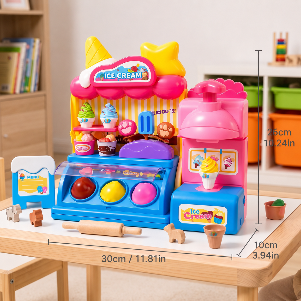 DIY Ice Cream Clay Maker Playset