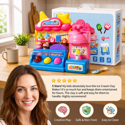 DIY Ice Cream Clay Maker Playset