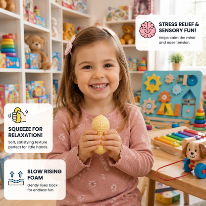 Jumbo Peanut Squishy Stress Toy