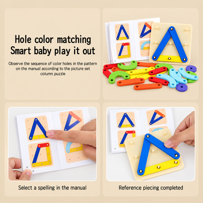 Creative Letters Numbers and Shapes Learning Board