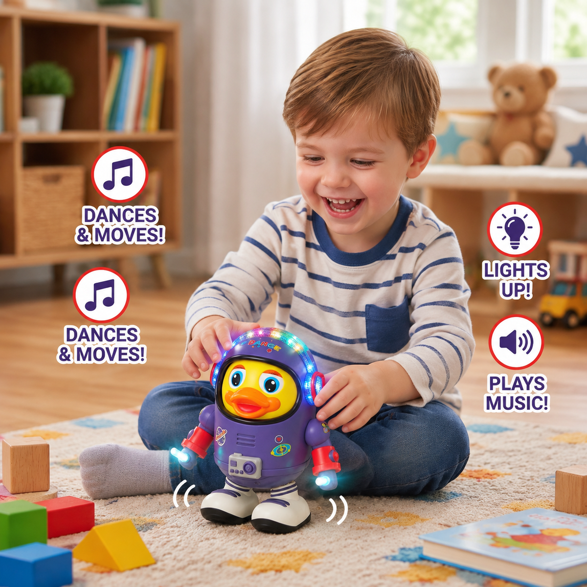 Dancing Astronaut Duck