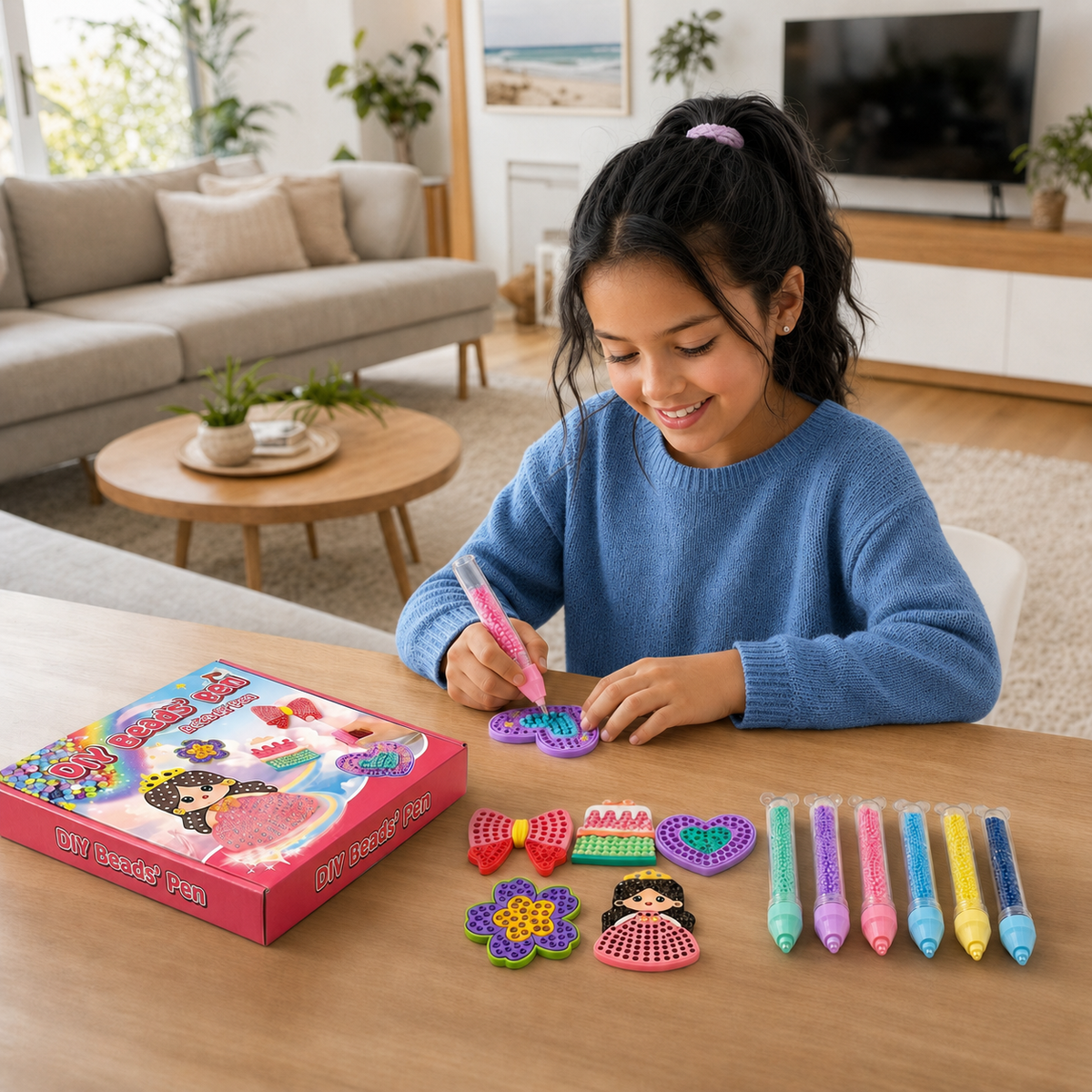 DIY Bead Art Pen Kit – Create & Decorate Animal Designs