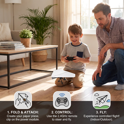 DIY Remote Control Paper Airplane Kit